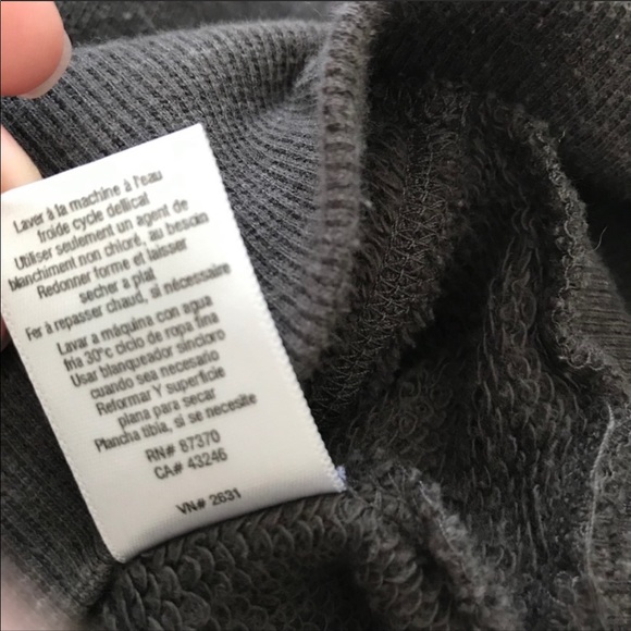 ALO YOGA Gray Funnel neck Pullover Sweatshirt - Picture 6 of 6